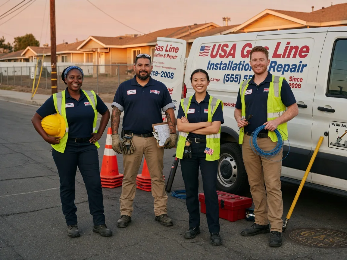 Gas Line Installation company in Huddleston, VA